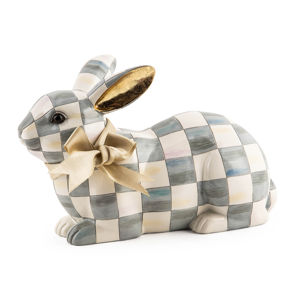 Check Bunny Figurine