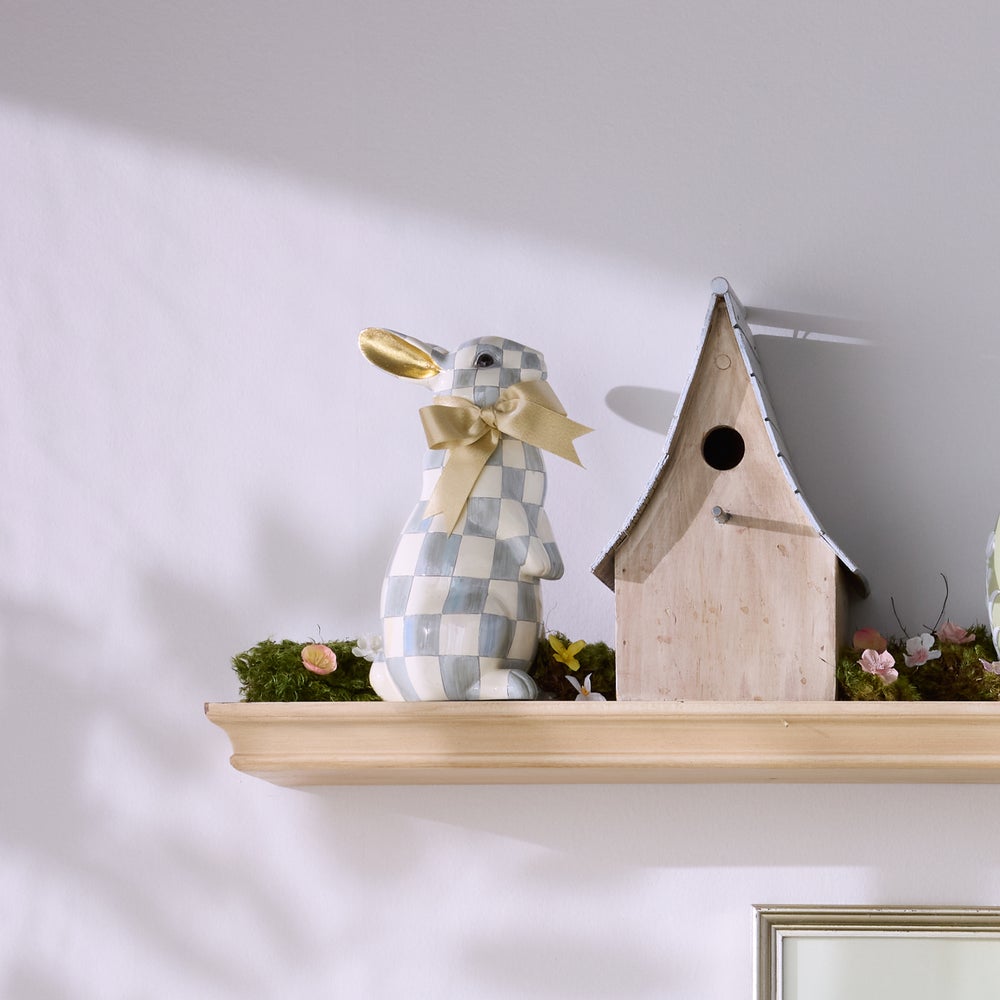 Check Bunny Figurine