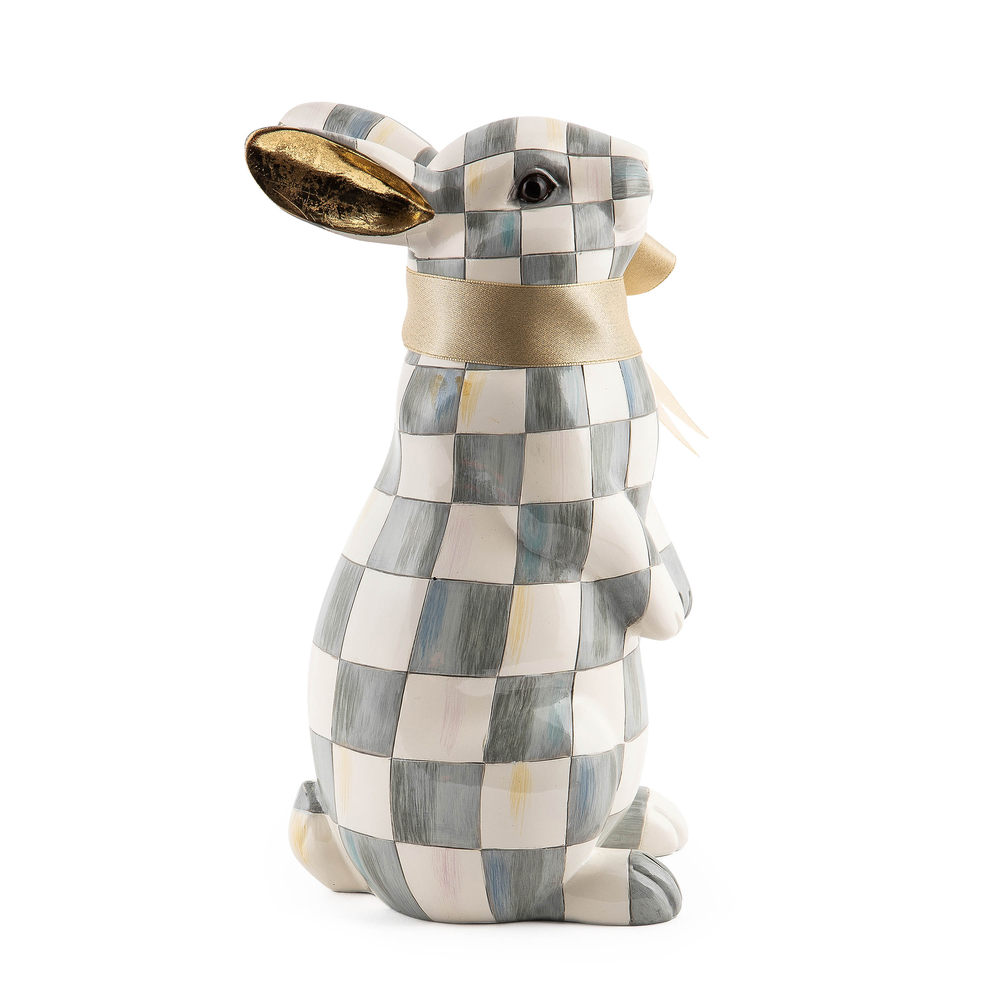 Check Bunny Figurine