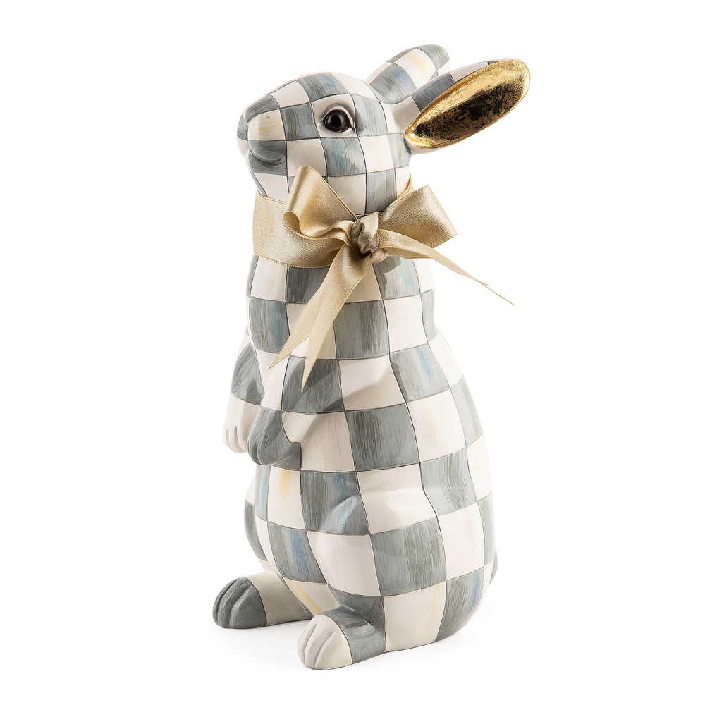 Check Bunny Figurine