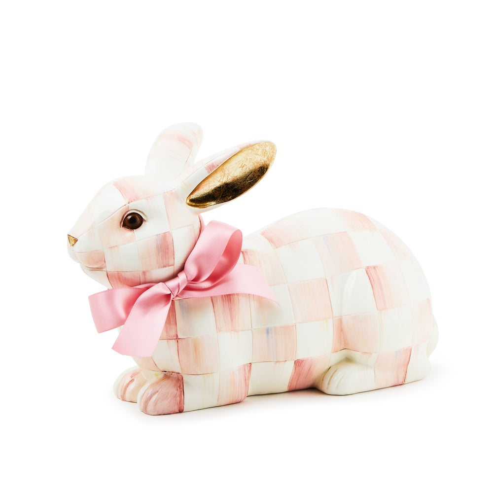 Check Bunny Figurine