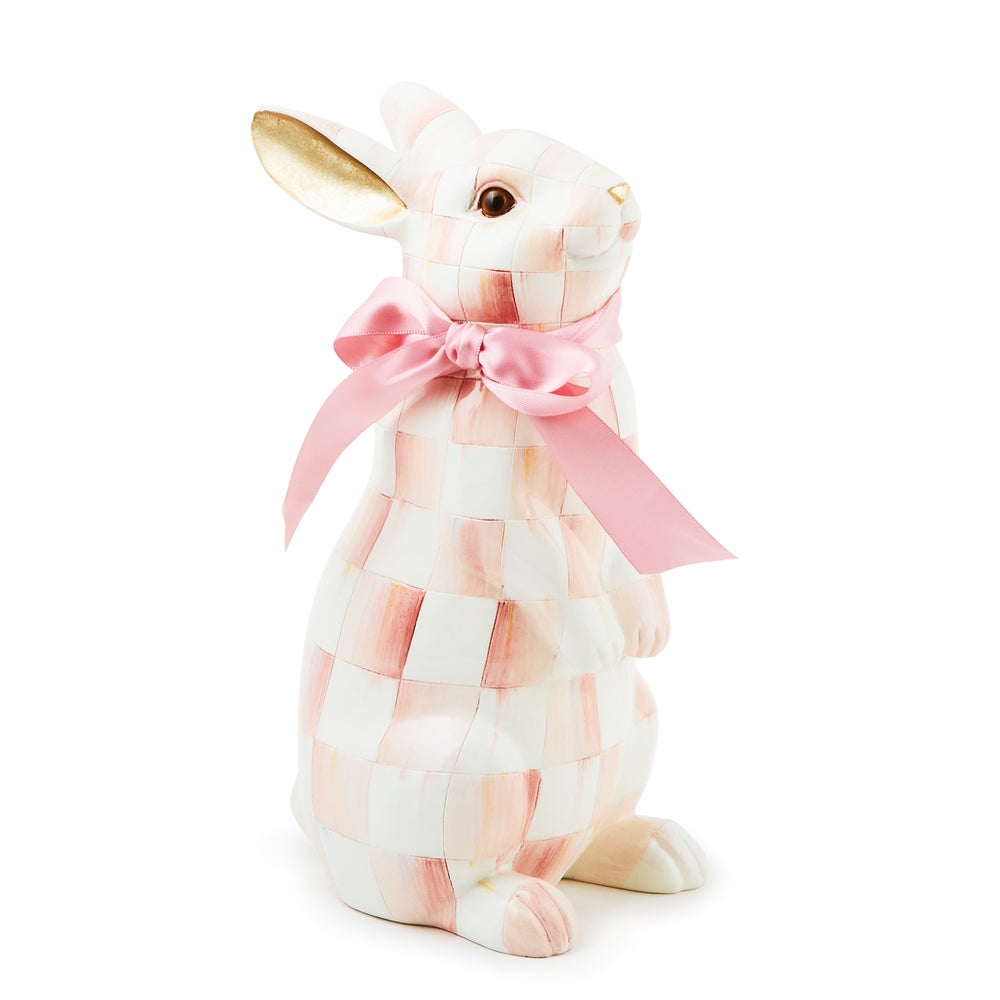 Check Bunny Figurine