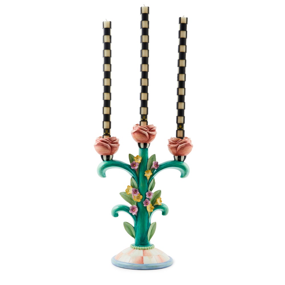 Rosy Meadow Candelabra