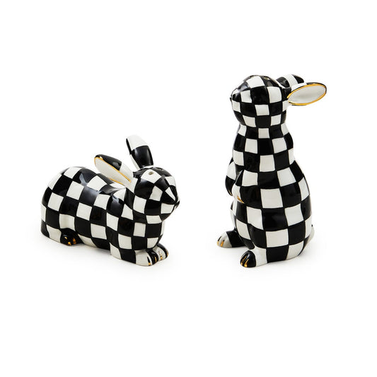 Check Bunny Salt & Pepper Set