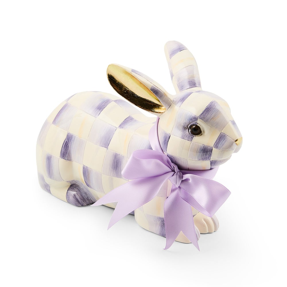 Check Bunny Figurine