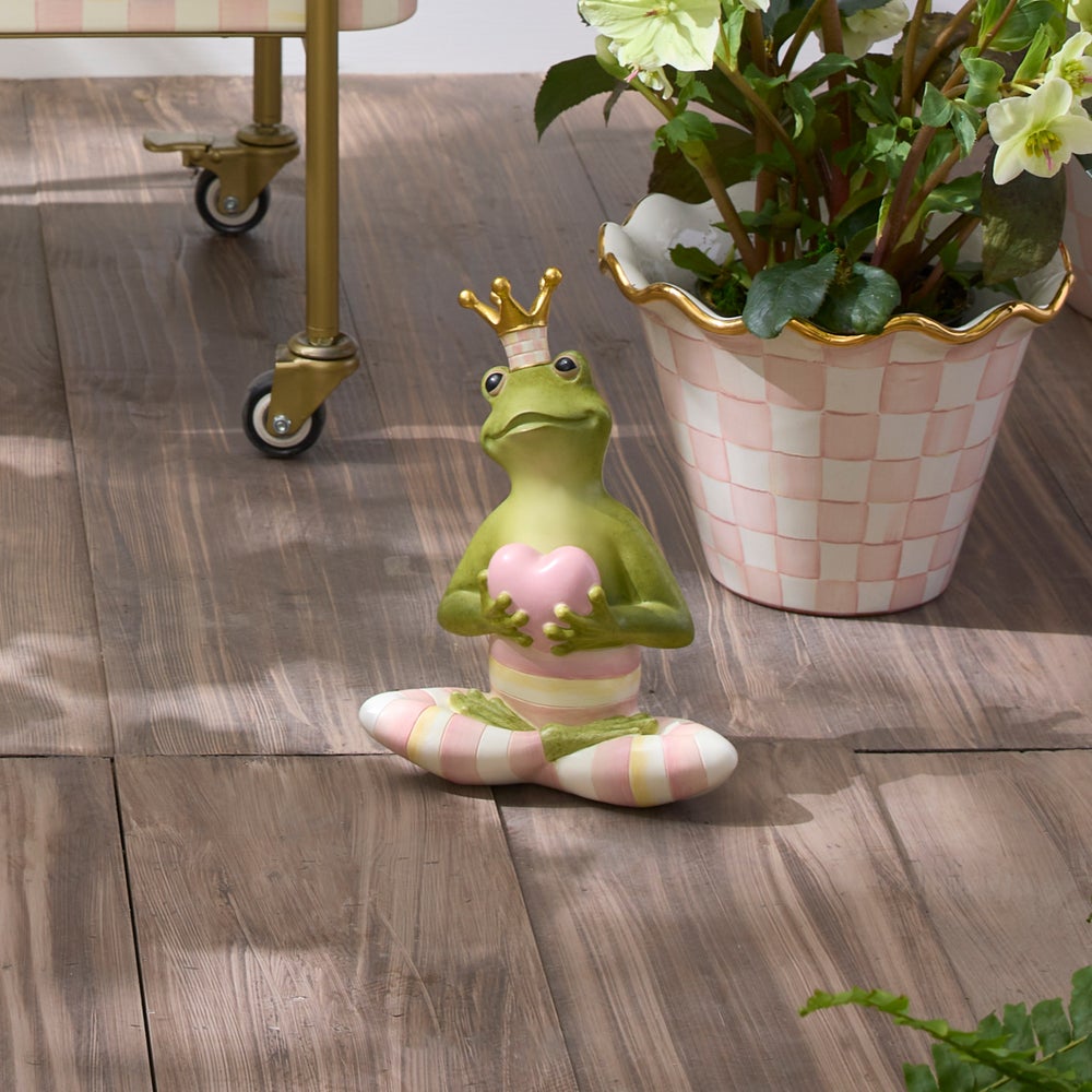 Rosy Fergal the Frog with Heart Decor