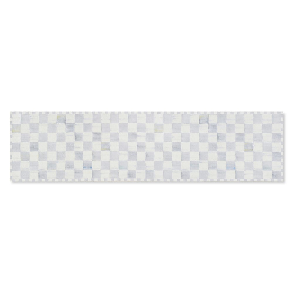 Sterling Checkered Washable Rug