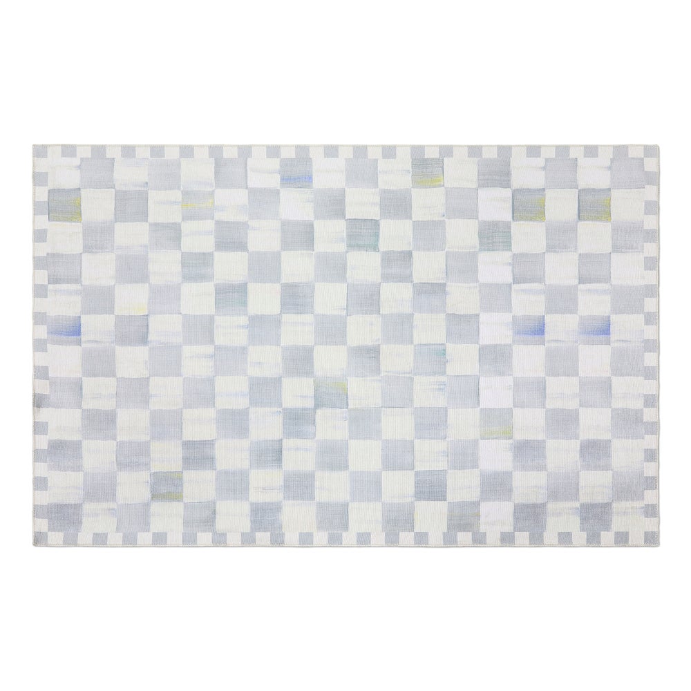 Sterling Checkered Washable Rug