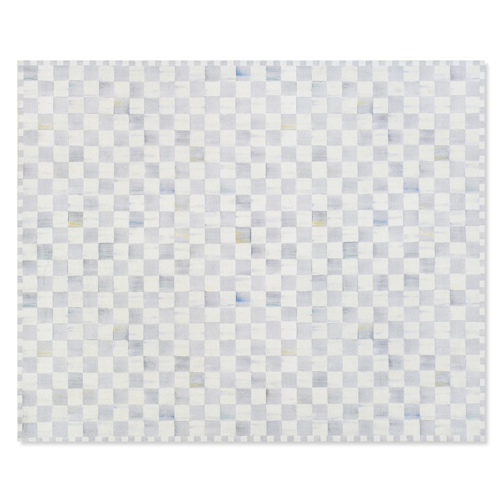 Sterling Checkered Washable Rug