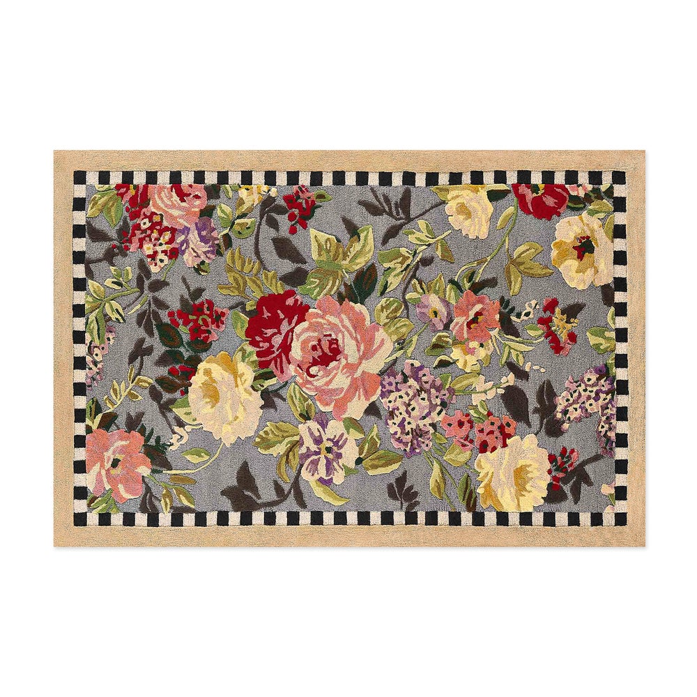 Tudor Rose Washable Rug