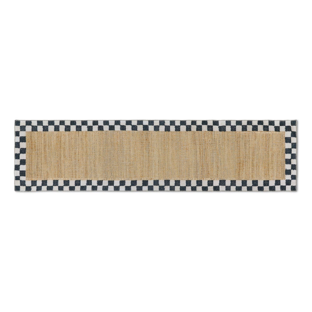 Naturals Check Washable Rug