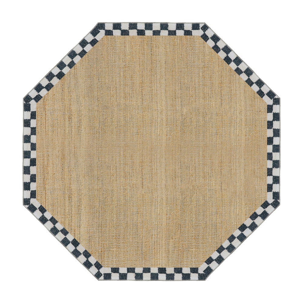 Naturals Check Washable Rug