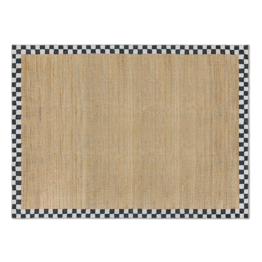 Naturals Check Washable Rug