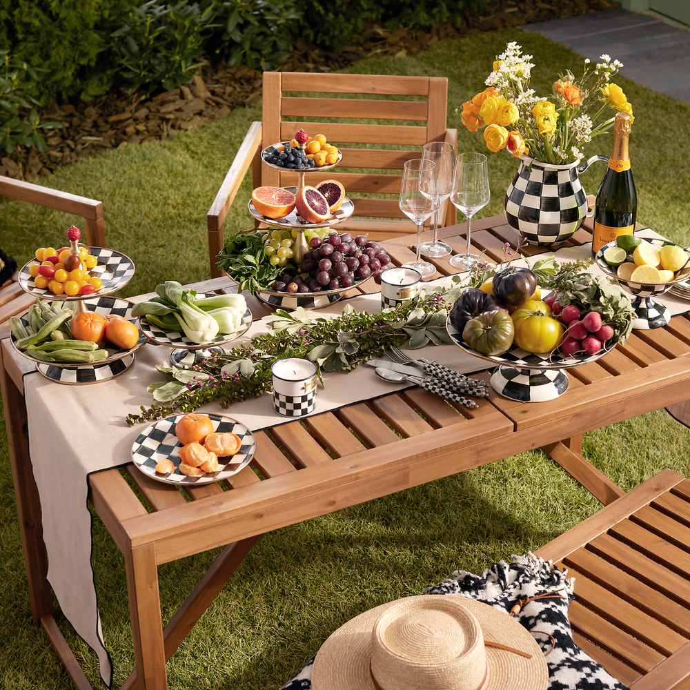 Courtly Check Supper Club 3-Piece Place Setting