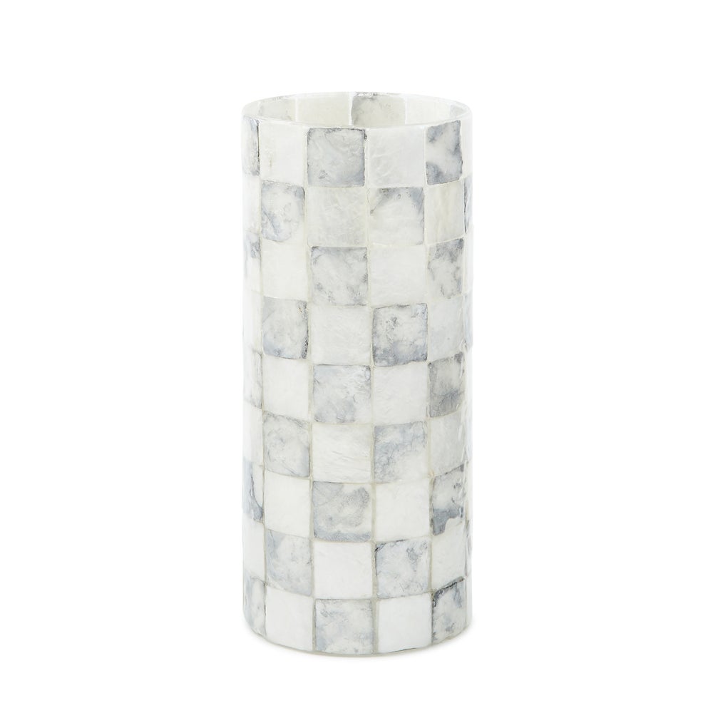 Check Capiz Small Vase