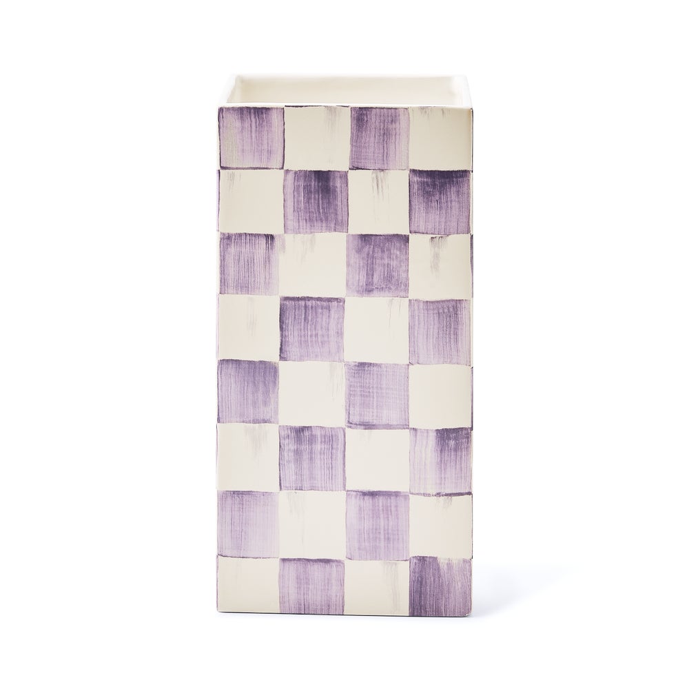 Check Pillar Vase