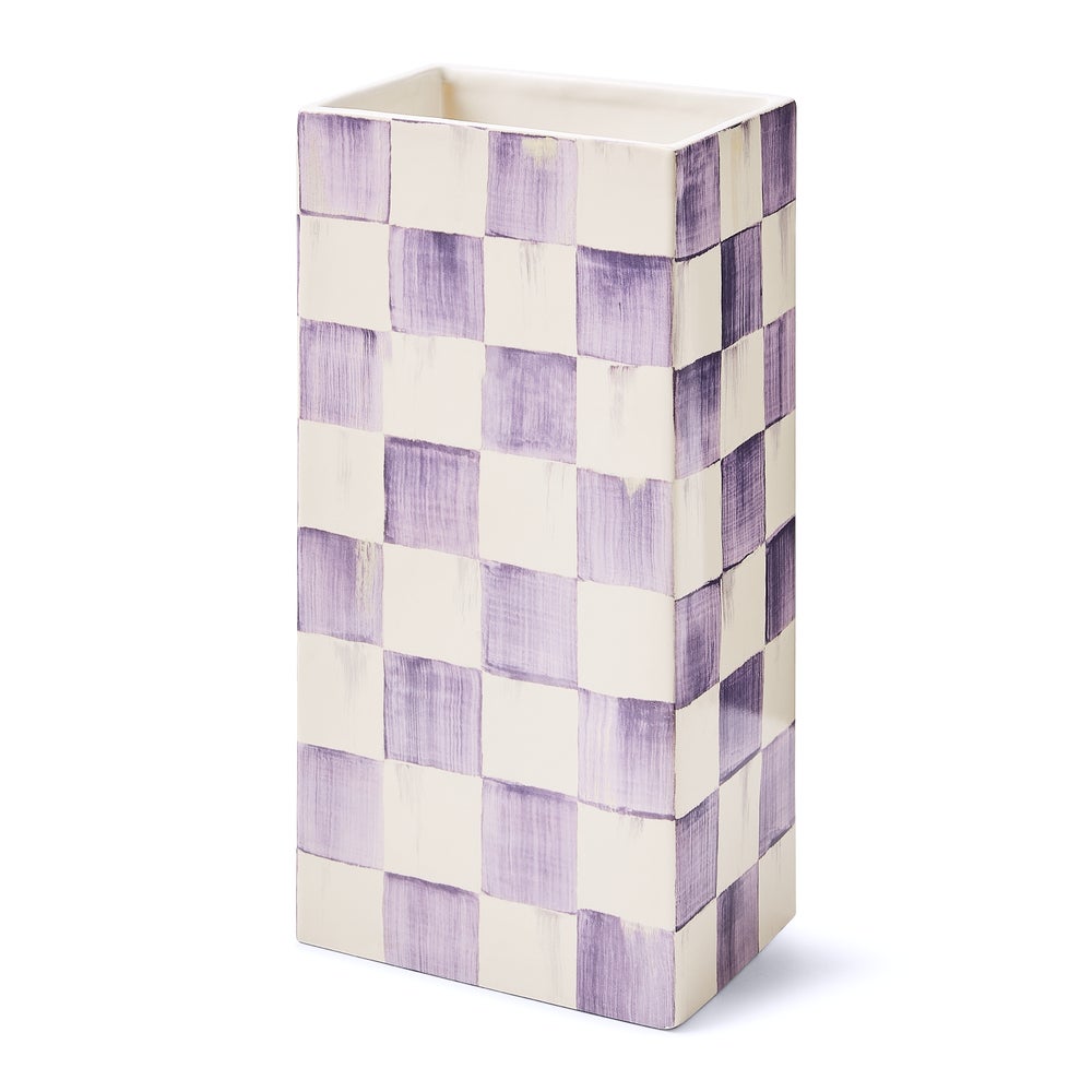 Check Pillar Vase