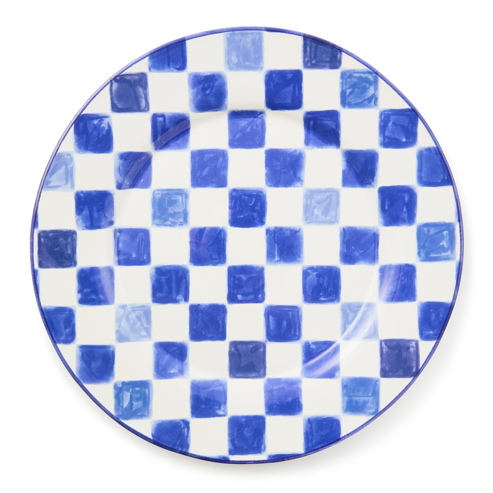 Check Round Platter