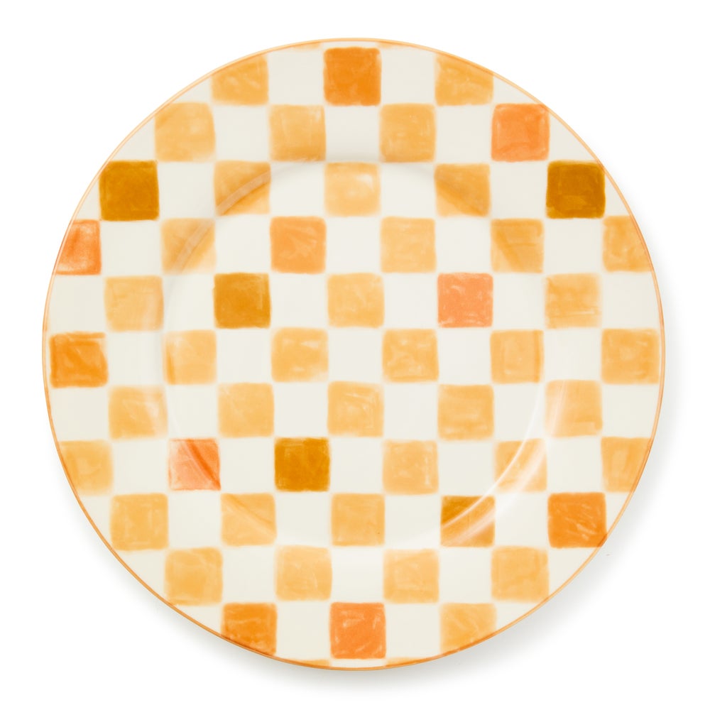 Check Round Platter