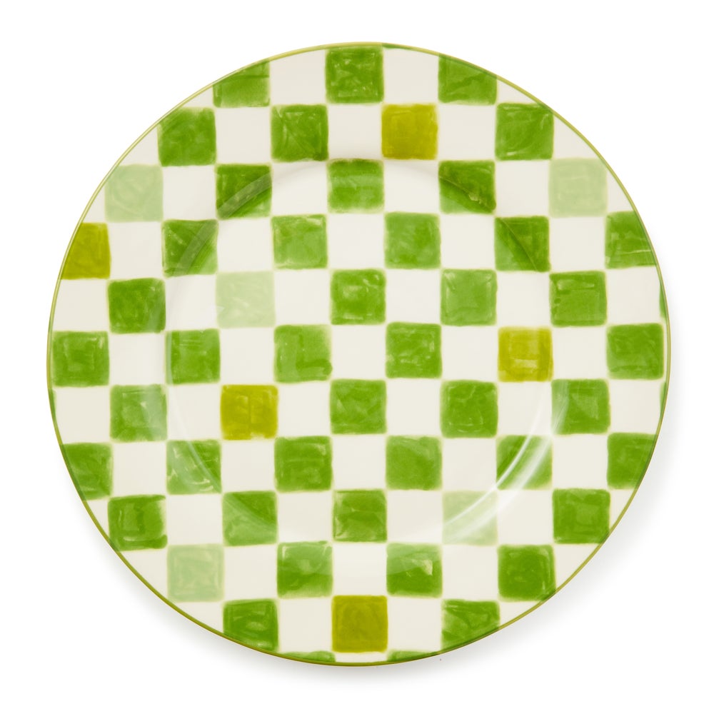 Check Round Platter