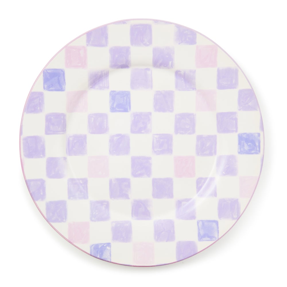 Check Round Platter