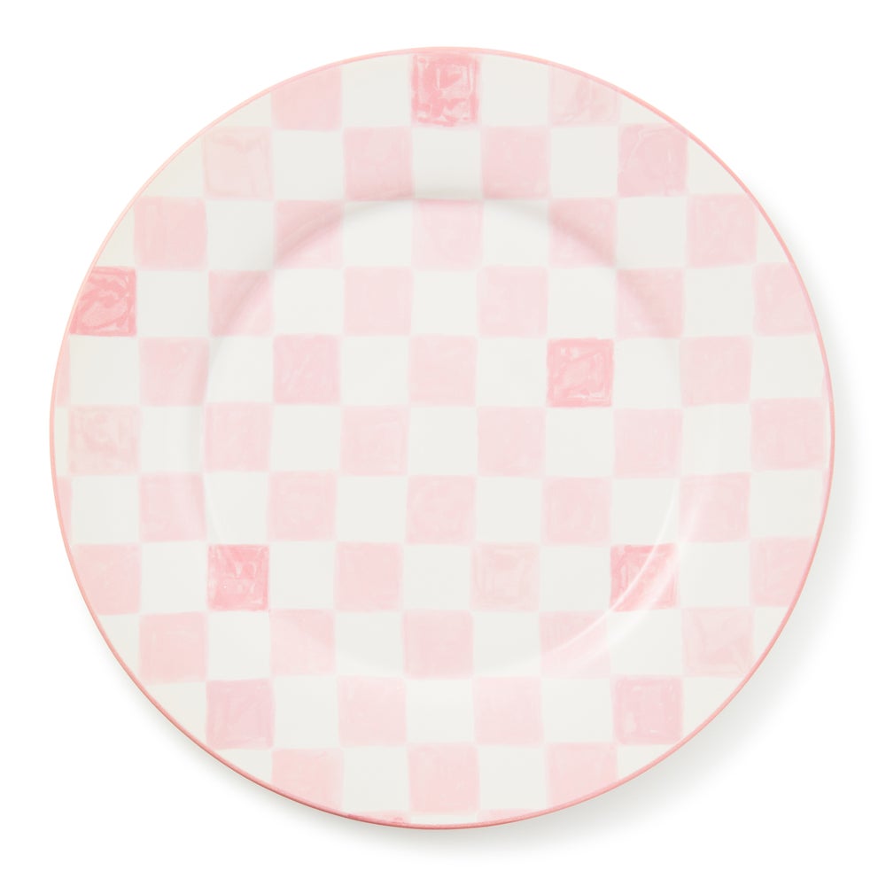Check Round Platter