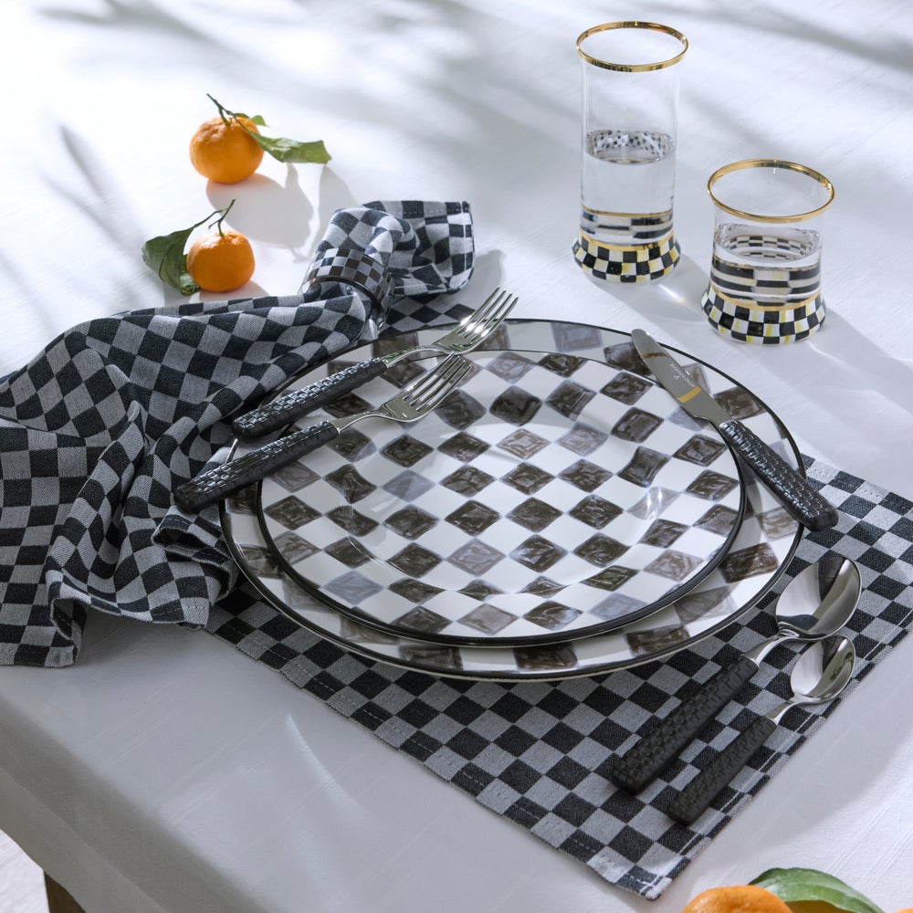 Check Round Platter