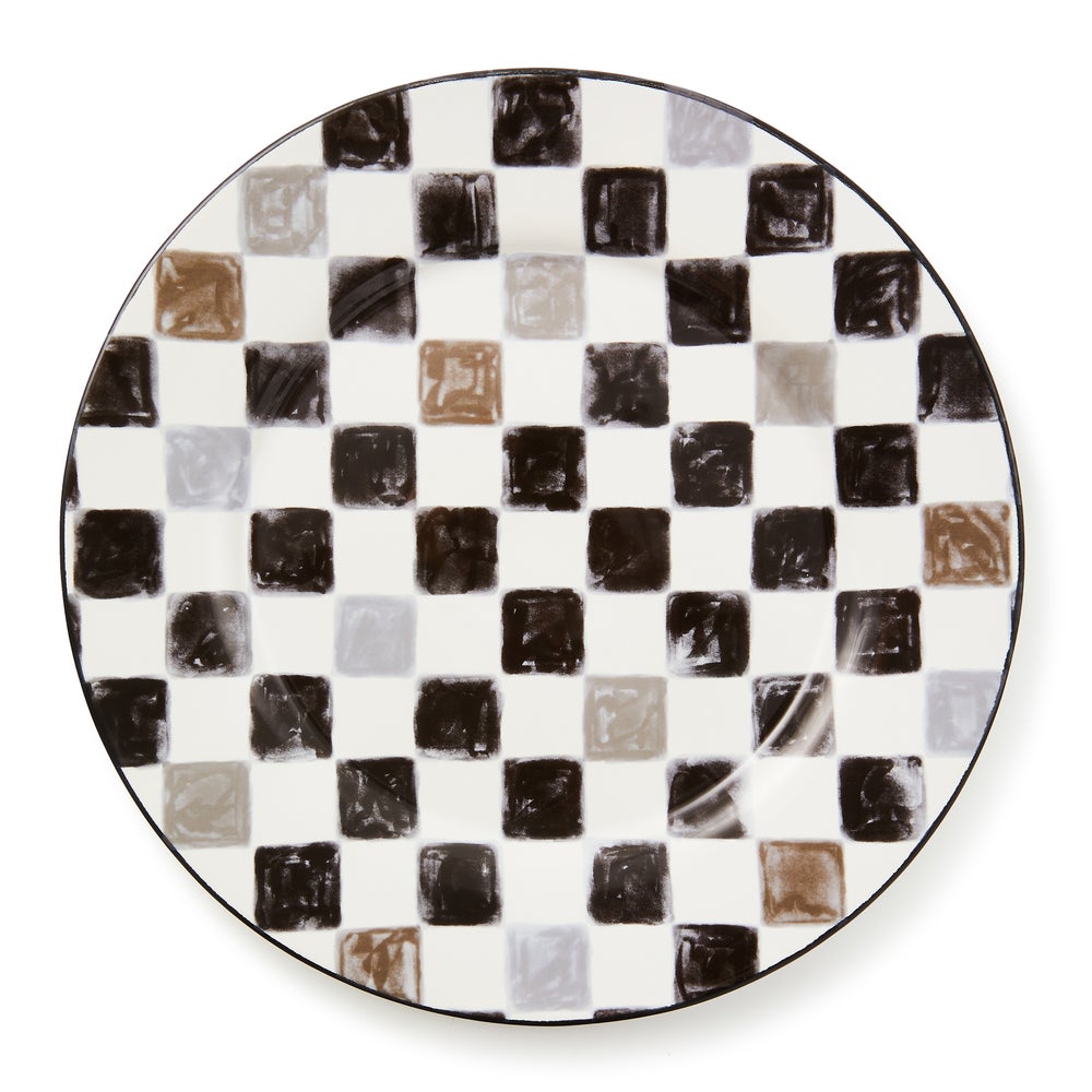 Check Round Platter