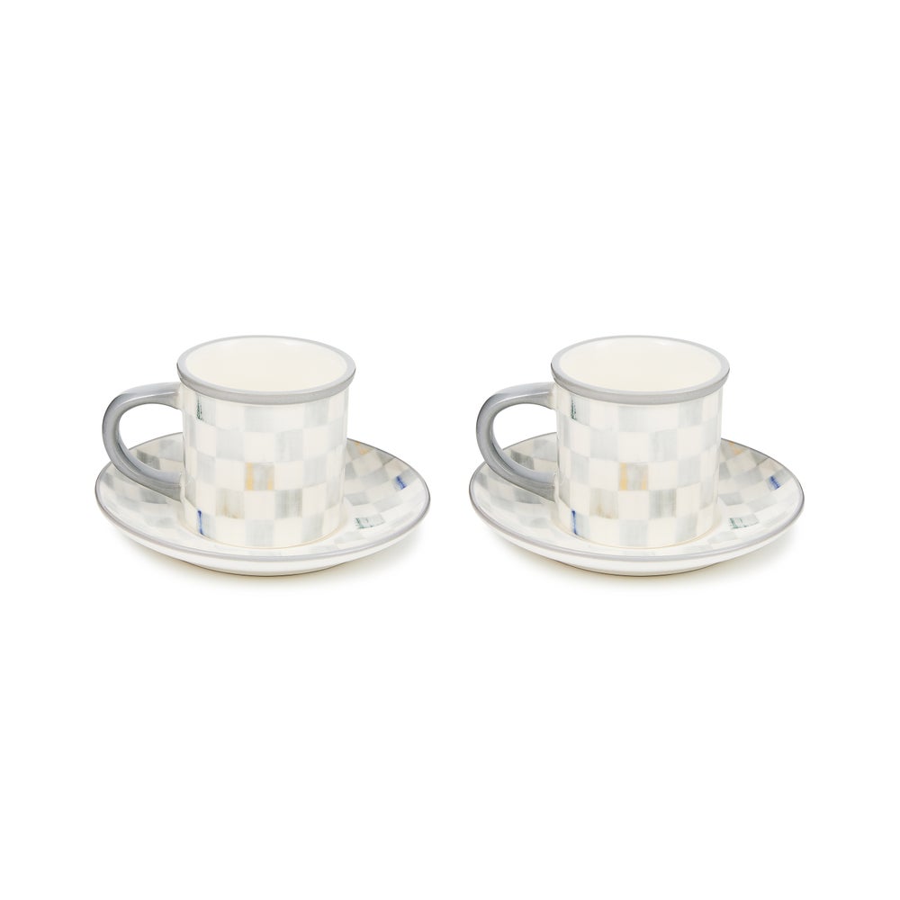 Ceramic Espresso Cup & Saucer Set