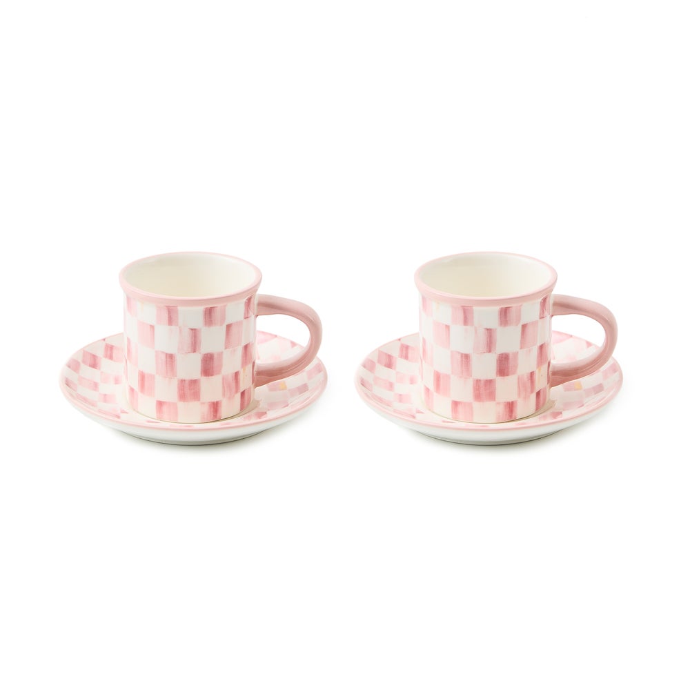 Ceramic Espresso Cup & Saucer Set