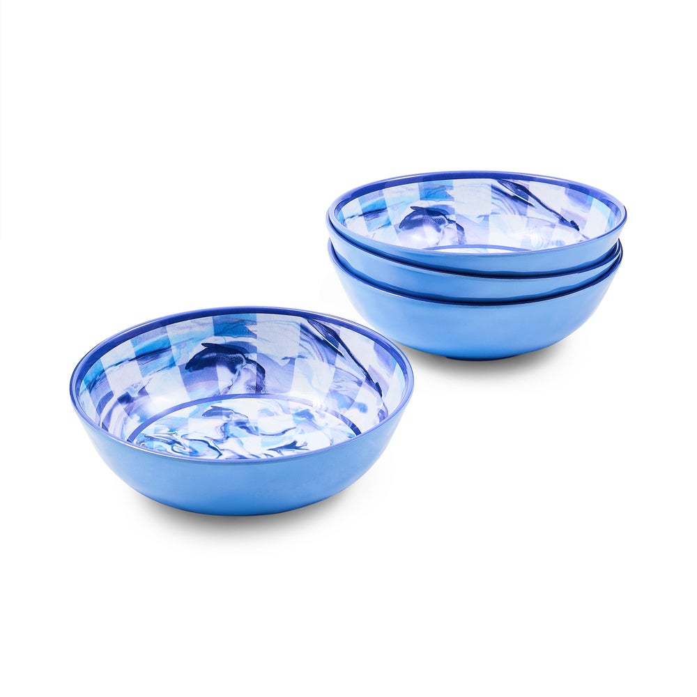 Marble Check Melamine Dinnerware