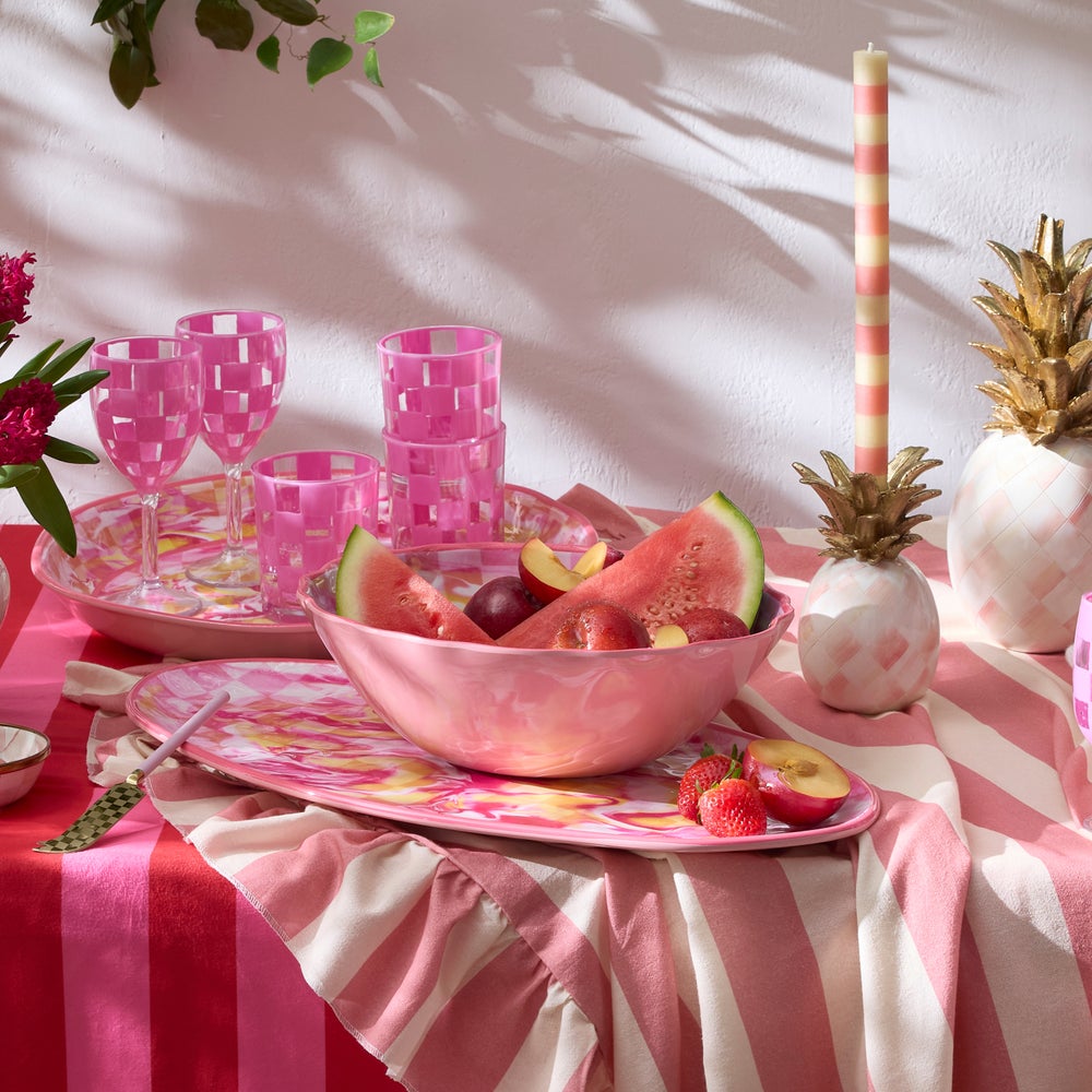 Marble Check Melamine Serveware