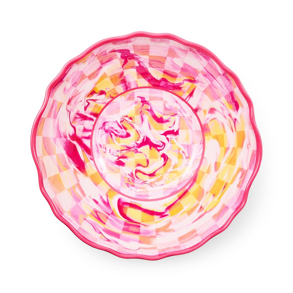 Marble Check Melamine Serveware