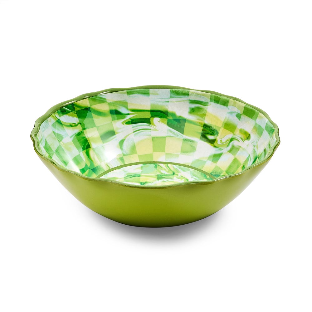 Marble Check Melamine Serveware