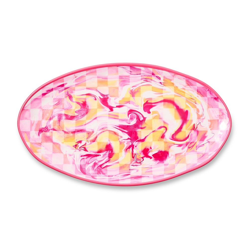 Marble Check Melamine Serveware