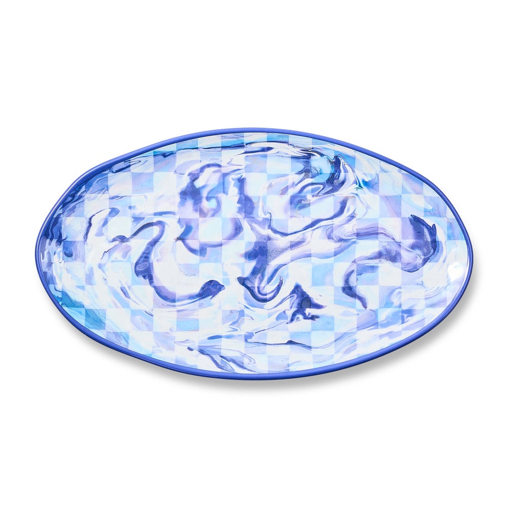 Marble Check Melamine Serveware