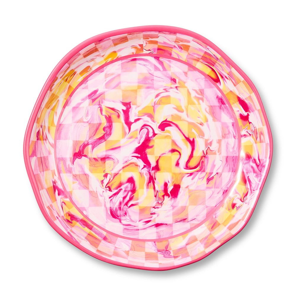 Marble Check Melamine Serveware