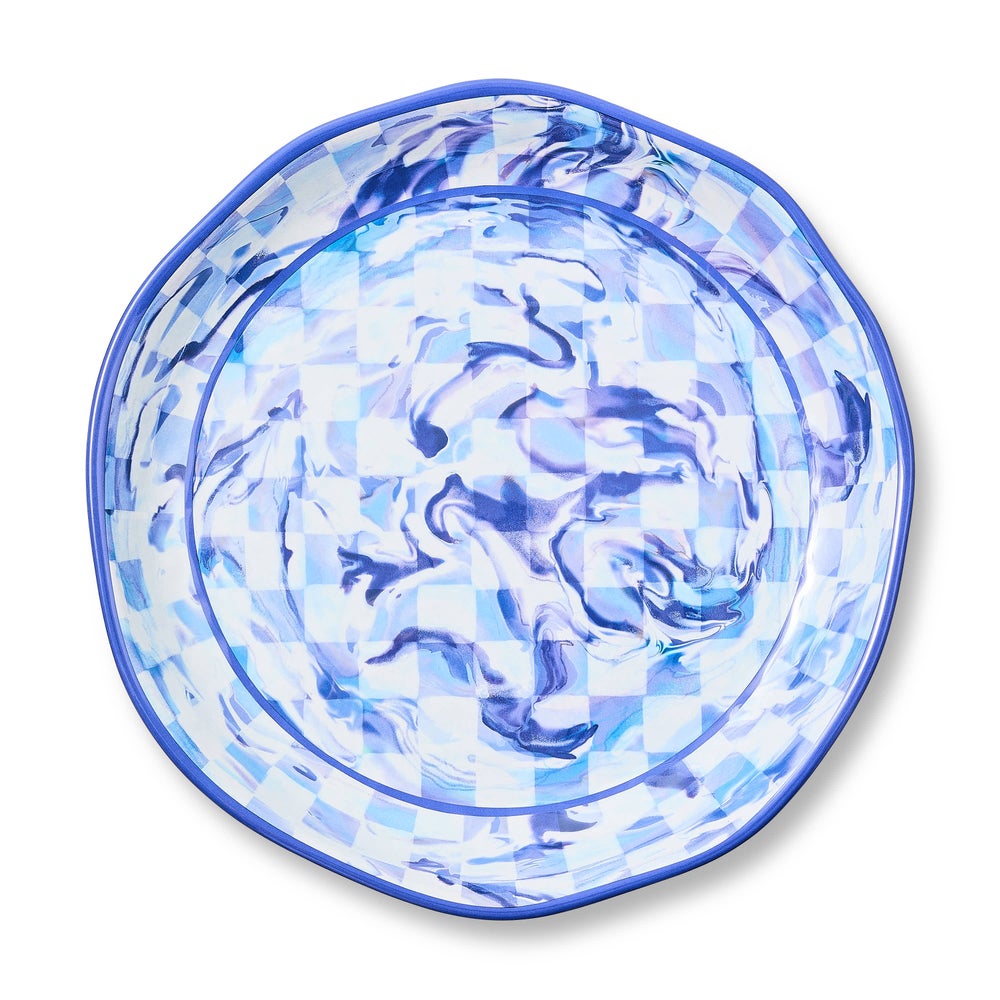 Marble Check Melamine Serveware