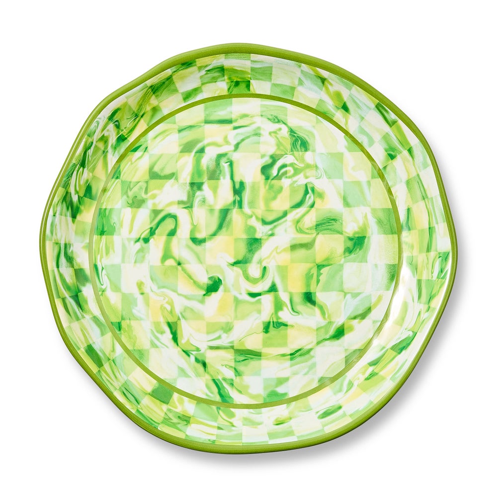 Marble Check Melamine Serveware