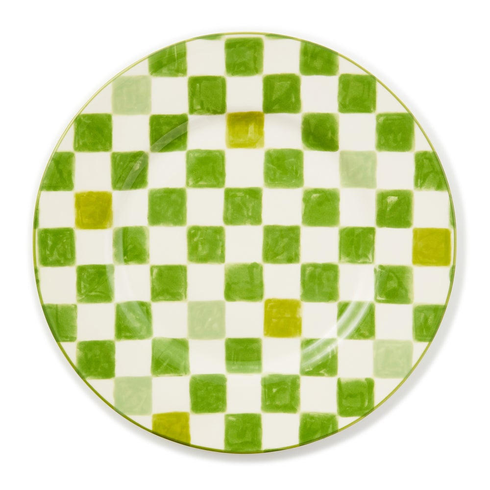 Stoneware Check Dinnerware