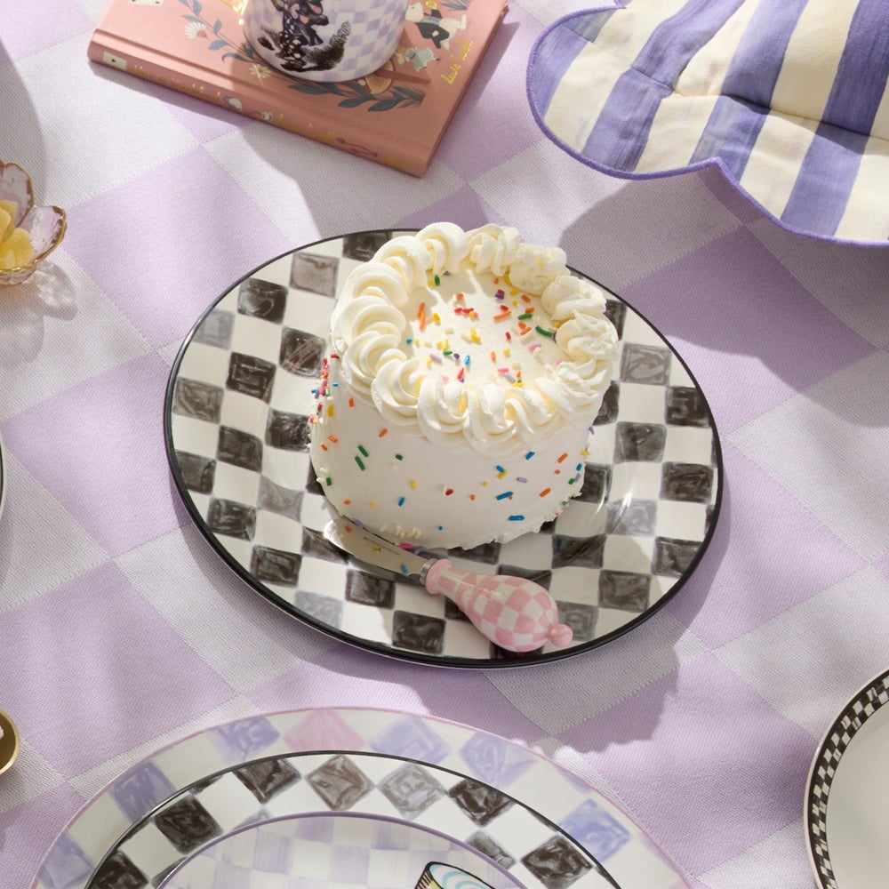 Stoneware Check Dinnerware