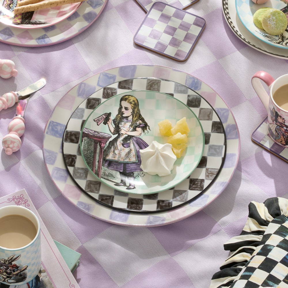 Stoneware Check Dinnerware