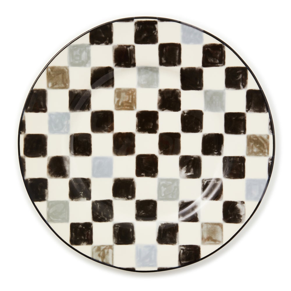Stoneware Check Dinnerware