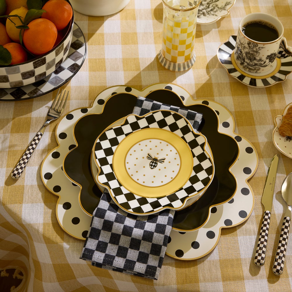 Bee Toile Dinnerware