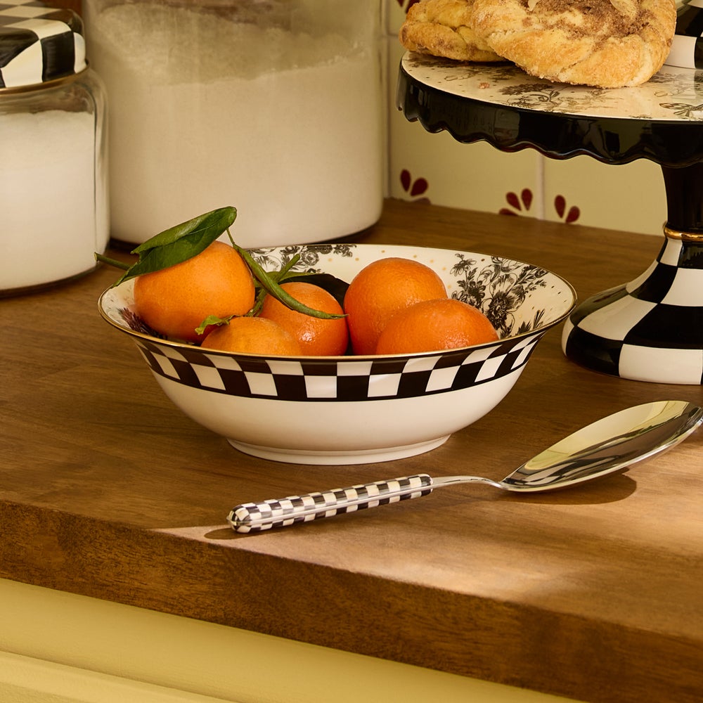 Bee Toile Serving Bowl