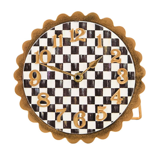 Scalloped Desk Clock