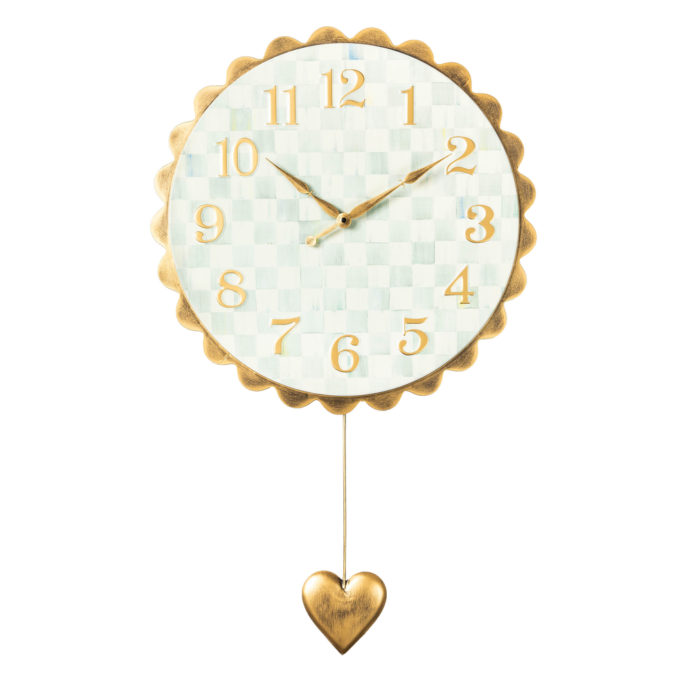 Heart Pendant Wall Clock