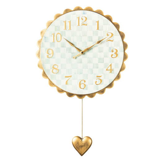Heart Pendant Wall Clock