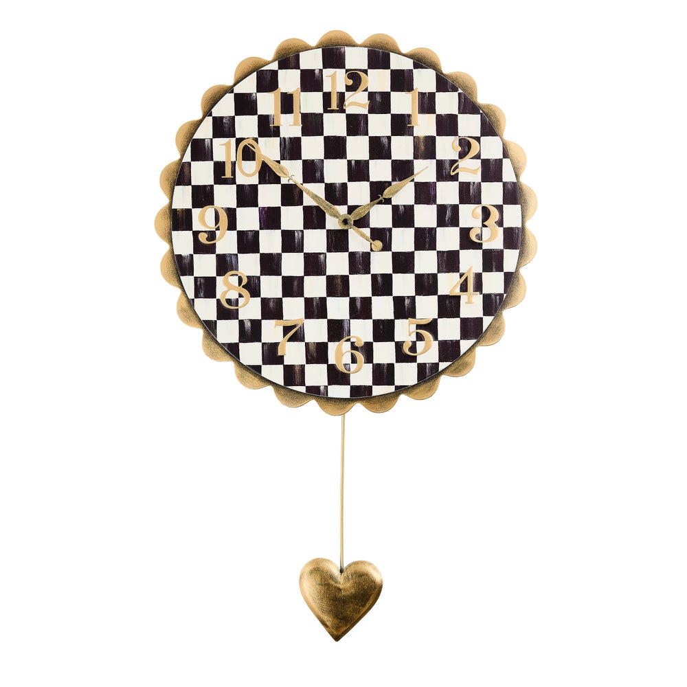 Heart Pendant Wall Clock