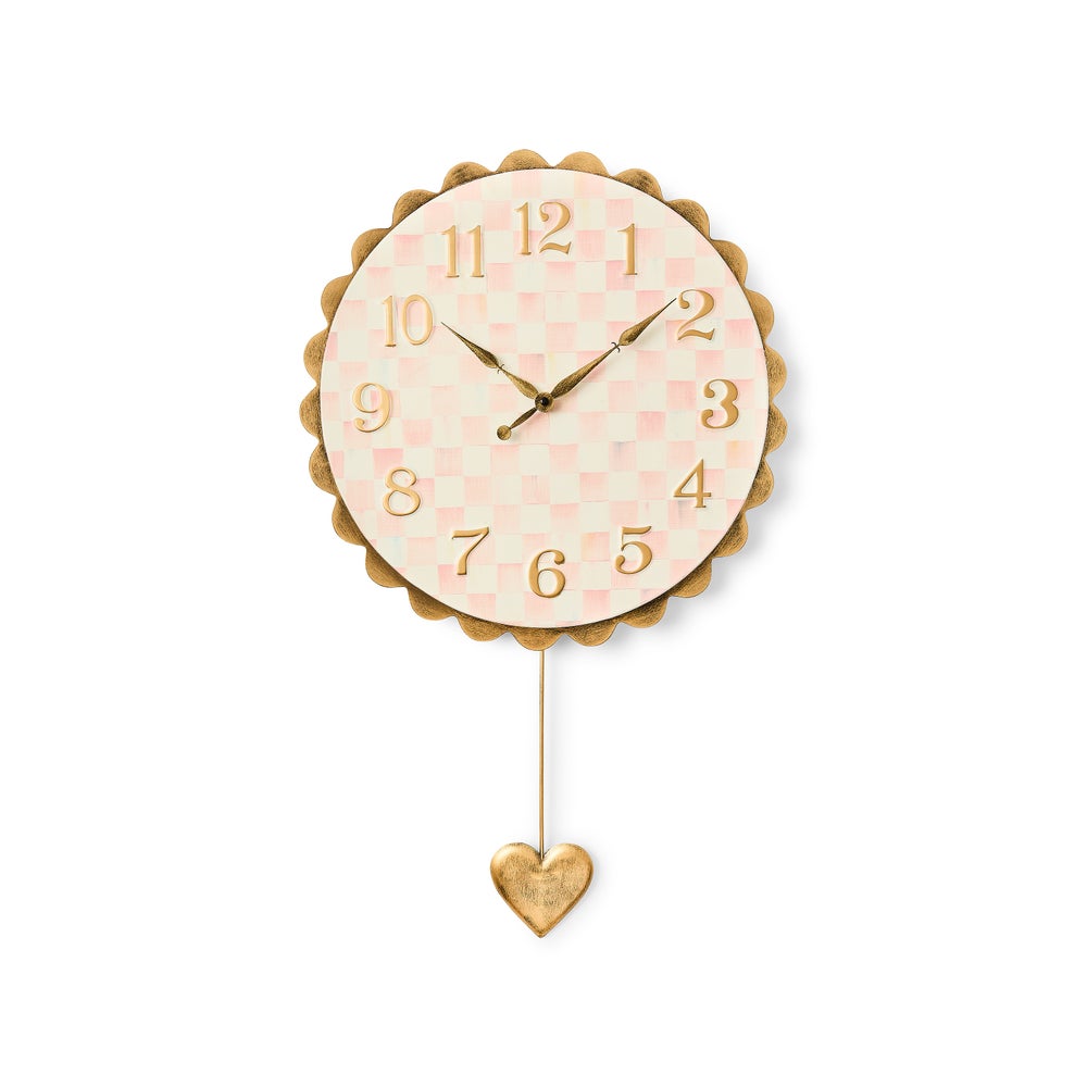 Heart Pendant Wall Clock